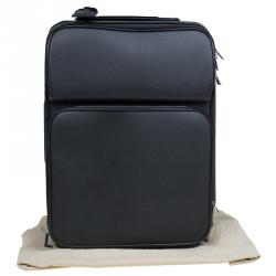 Pre Owned Louis Vuitton Black Taiga Leather Pegase 55 Luggage