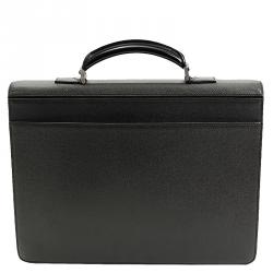 مملوكة مسبقًا حقيبة عمل لوي فيتون سيرفيت كوريد جلد تاغيا سوداء