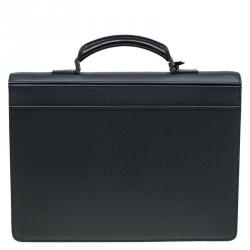 Pre Owned Louis Vuitton Black Taiga Leather Robusto 1 Compartment Briefcase