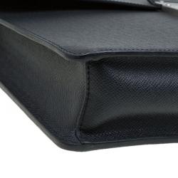 Pre Owned Louis Vuitton Black Taiga Leather Robusto 1 Compartment Briefcase