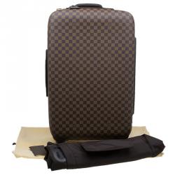 Pre Owned حقيبة سفر لوي فيتون زايفير 70 كانفاس دامييه أيبين بعجلات