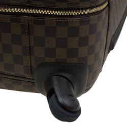 Pre Owned حقيبة سفر لوي فيتون زايفير 70 كانفاس دامييه أيبين بعجلات