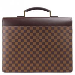 مملوكة مسبقًا حقيبة عمل لوي فيتون ايلتونا كانفاس دامييه أيبين GM