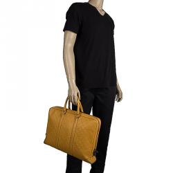 Pre Owned Louis Vuitton Solar Damier Infini Leather Porte Documents Voyage Briefcase