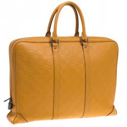 Pre Owned Louis Vuitton Solar Damier Infini Leather Porte Documents Voyage Briefcase