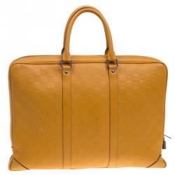Pre Owned Louis Vuitton Solar Damier Infini Leather Porte Documents Voyage Briefcase