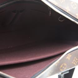 Louis Vuitton Monogram Macassar Canvas Porte-Documents Voyage Suitcase
