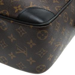 Louis Vuitton Monogram Macassar Canvas Porte-Documents Voyage Suitcase