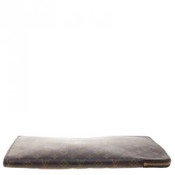 Pre Owned Louis Vuitton Monogram Canvas Porte Document Holder