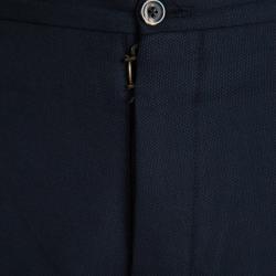 Pre Owned Maison Martin Margiela Navy Blue Wool Suit XXL