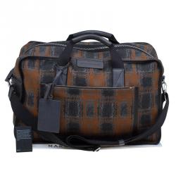 Marc By Marc Jacobs Multi Color Canvas Yes We Can-vas Boxy Duffel Bag