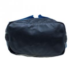 Marc by Marc Jacobs Blue Nylon Double Pocket Messenger Bag