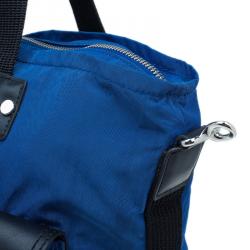 Marc by Marc Jacobs Blue Nylon Double Pocket Messenger Bag