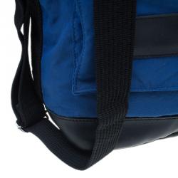 Marc by Marc Jacobs Blue Nylon Double Pocket Messenger Bag