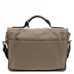Marc by Marc Jacobs Beige Canvas Messenger Bag