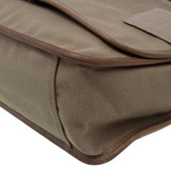 Marc by Marc Jacobs Beige Canvas Messenger Bag