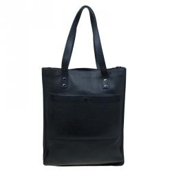 Marc By Marc Jacobs Black Leather Shopper Tote