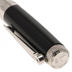 Maurice Lacroix Black and Silver Stainless Steel Classic Ballpoint Pen