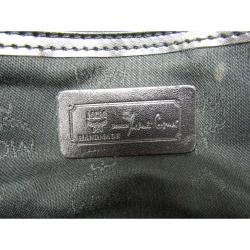 MCM Black Visetos PVC Duffle Bag