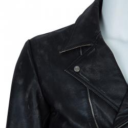 Pre Owned جاكيت رجالي أم سي كيو باي اليكساندر ماكوين بايكر جلد L