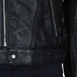 Pre Owned جاكيت رجالي أم سي كيو باي اليكساندر ماكوين بايكر جلد L