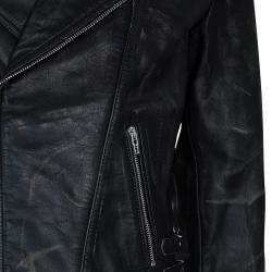 Pre Owned جاكيت رجالي أم سي كيو باي اليكساندر ماكوين بايكر جلد L