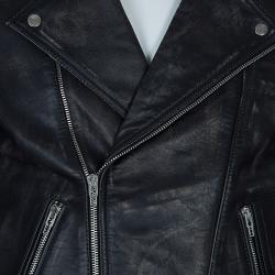 Pre Owned جاكيت رجالي أم سي كيو باي اليكساندر ماكوين بايكر جلد L