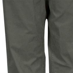 مملوكة مسبقًا McQ by Alexander McQueen Olive Green Leather Buckle Utility Pants S