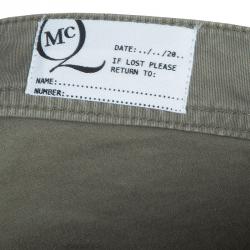 مملوكة مسبقًا McQ by Alexander McQueen Olive Green Leather Buckle Utility Pants S