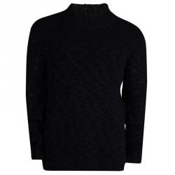 Pre Owned McQ by Alexander McQueen Oversized Slub Knit Crewneck Sweater L