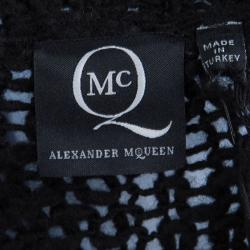 مملوكة مسبقًا McQ by Alexander McQueen Oversized Slub Knit Crewneck Sweater L