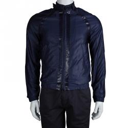 Pre Owned جاكيت منفوخ أم سي كيو باي أليكساندر ماكوين أزرق كحلي S