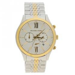 Michael Kors White Stainless Steel MK8306 Men's Wristwatch 45MM