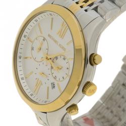 Michael Kors White Stainless Steel MK8306 Men's Wristwatch 45MM