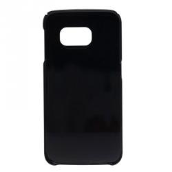 Pre Owned Montblanc Black Leather Miesterstuck S6 Edge Phone Case