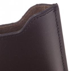 Pre Owned Montblanc Black Leather Meisterstuck iPhone 4/4S Case