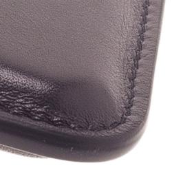 Pre Owned Montblanc Black Perforated Leather Meisterstuck iPhone 4/4S Case