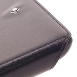 Pre Owned Montblanc Black Leather Meisterstuck iPad Case 