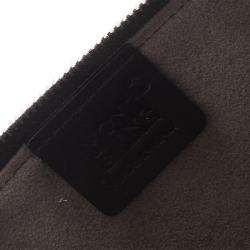 Pre Owned Montblanc Black Croc Embossed Leather Meisterstuck iPad Case