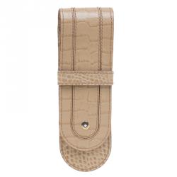 Pre Owned Montblanc Brown Leather Boheme Pen Pouch