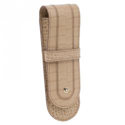 Pre Owned Montblanc Brown Leather Boheme Pen Pouch