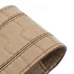 Pre Owned Montblanc Brown Leather Boheme Pen Pouch