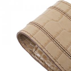 Pre Owned Montblanc Brown Leather Boheme Pen Pouch