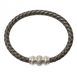Pre Owned Montblanc Woven Silver Bracelet