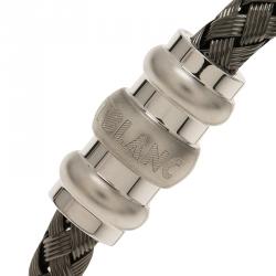 Pre Owned Montblanc Woven Silver Bracelet