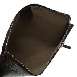 Pre Owned Montblanc Brown Crocodile Embossed La Vie De Boheme Tablet Pouch