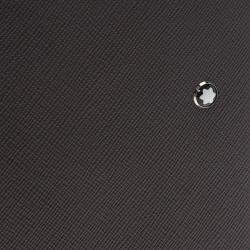 Pre Owned Montblanc Grey Leather Tablet Zip Around Pouch