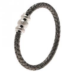 Pre Owned Montblanc Woven Silver Bracelet