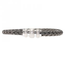 Pre Owned Montblanc Woven Silver Bracelet
