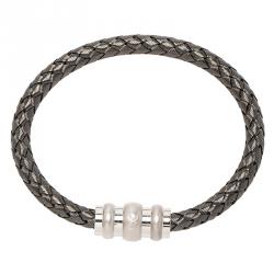 Pre Owned Montblanc Woven Silver Bracelet